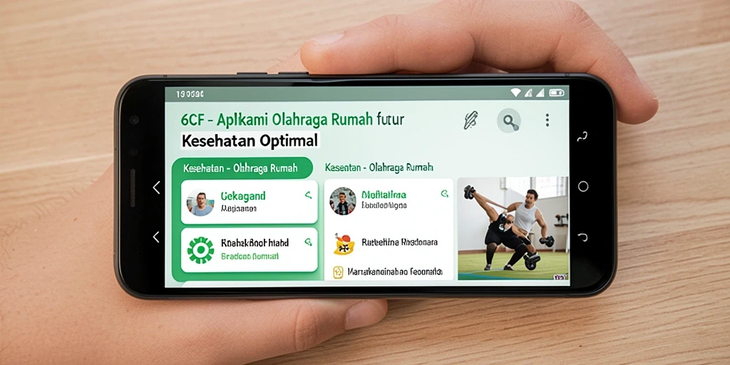 Tampilan antarmuka utama 6CF yang menarik dan mudah digunakan.