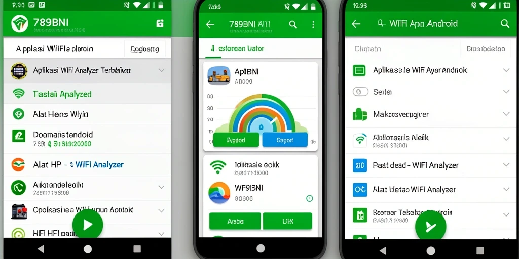 Tampilan antarmuka 789BNI yang informatif untuk analisis jaringan WiFi.