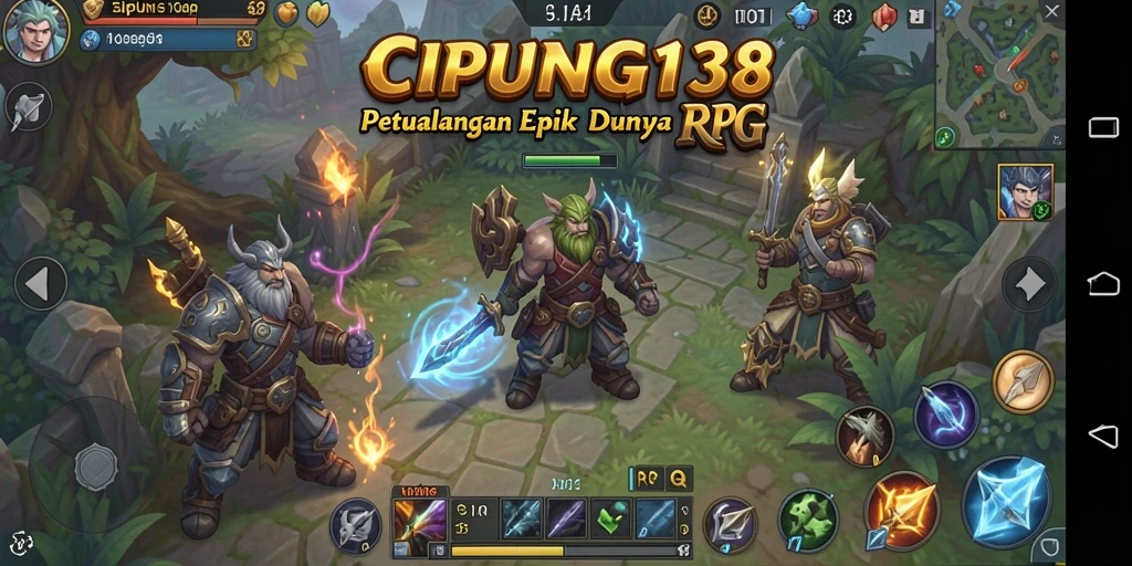 Tampilan antarmuka permainan CIPUNG138 yang menarik dan intuitif.