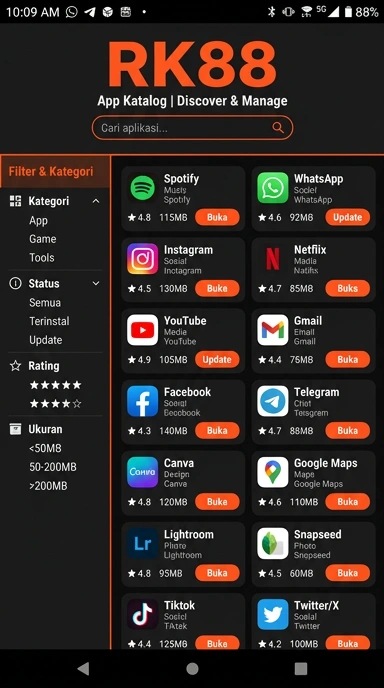 Aplikasi Populer di rk88 — Temukan Solusi Digital Anda